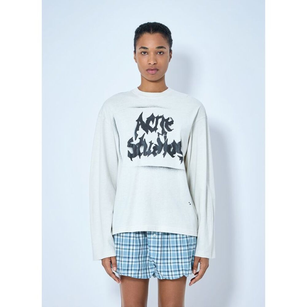 Acne Studios Women Gothic Logo T-Shirt